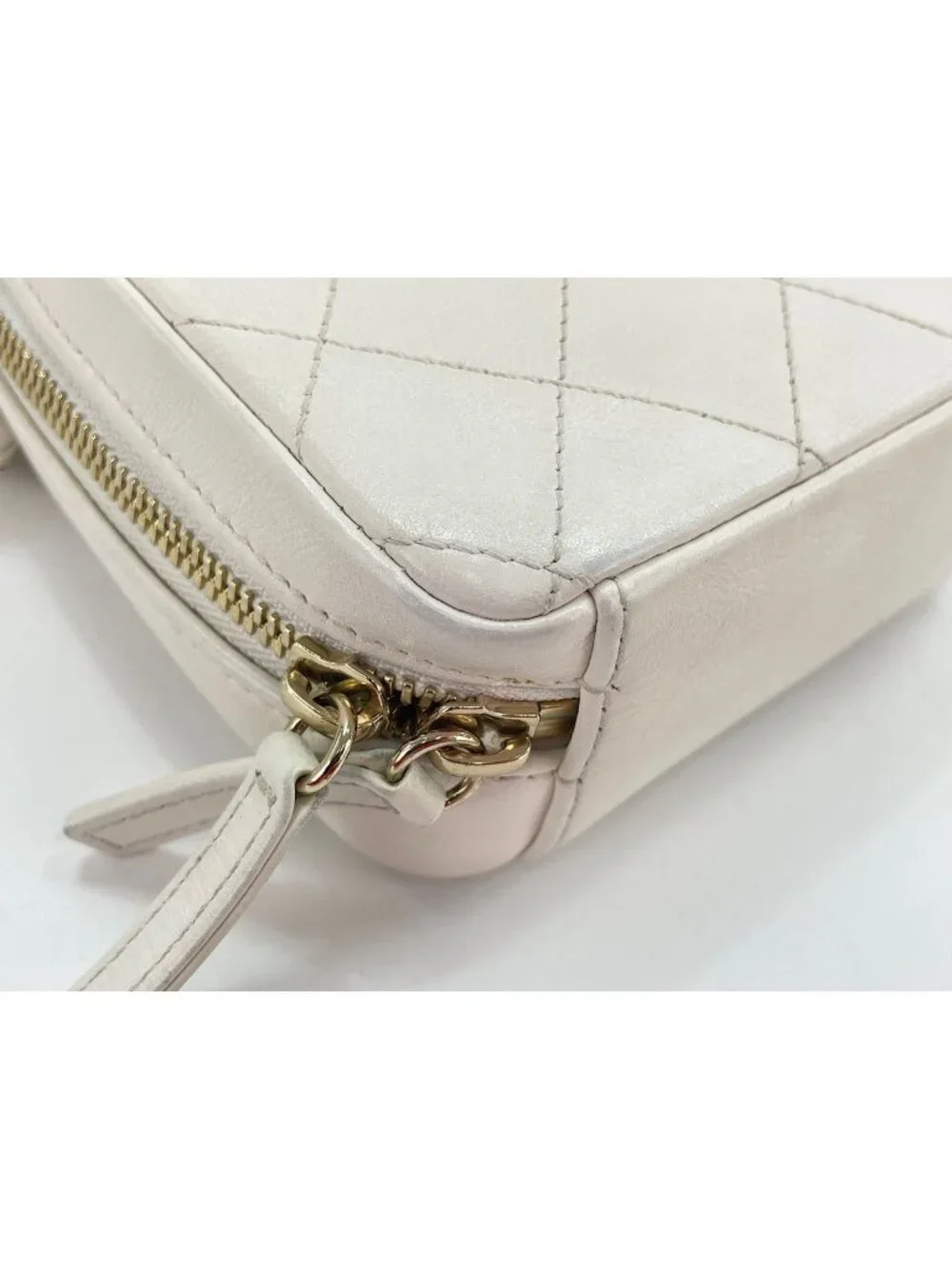 Chanel Handbag Calfskin 2-Way Quilted